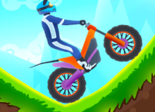 Hill Climb on Moto Bike